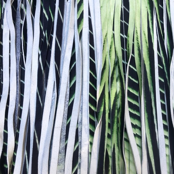 Tamara Mellon Fringe Leather Dress Size 2 NEW - Picture 10 of 10